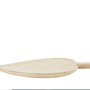 Plat de service en bois de paulownia – Feuille – 31×52 cm