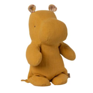Petit Hippopotame – Amis Safari – Moutarde – H22 cm