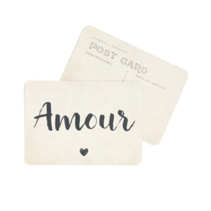 Carte postale Amour – Jane – Vintage paper