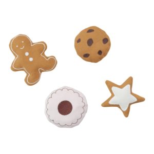 Cookies en coton OEKO-TEX®- Lot de 4