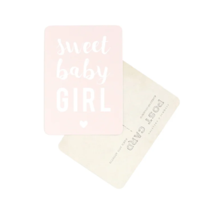 Carte Sweet baby Girl – Nude