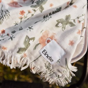 Couverture en coton froissé Oeko-tex Meadow blossom – 75×100 cm