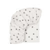 Drap housse Olivia en coton bio Oeko-tex - 60 x 120 cm - Coeur Ecru