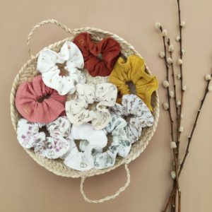 Chouchou en coton bio handmade – Romy