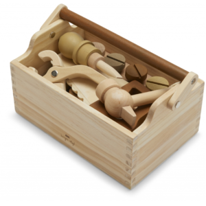 Boîte à outils en bois