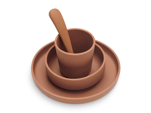 Coffret repas silicone l Caramel