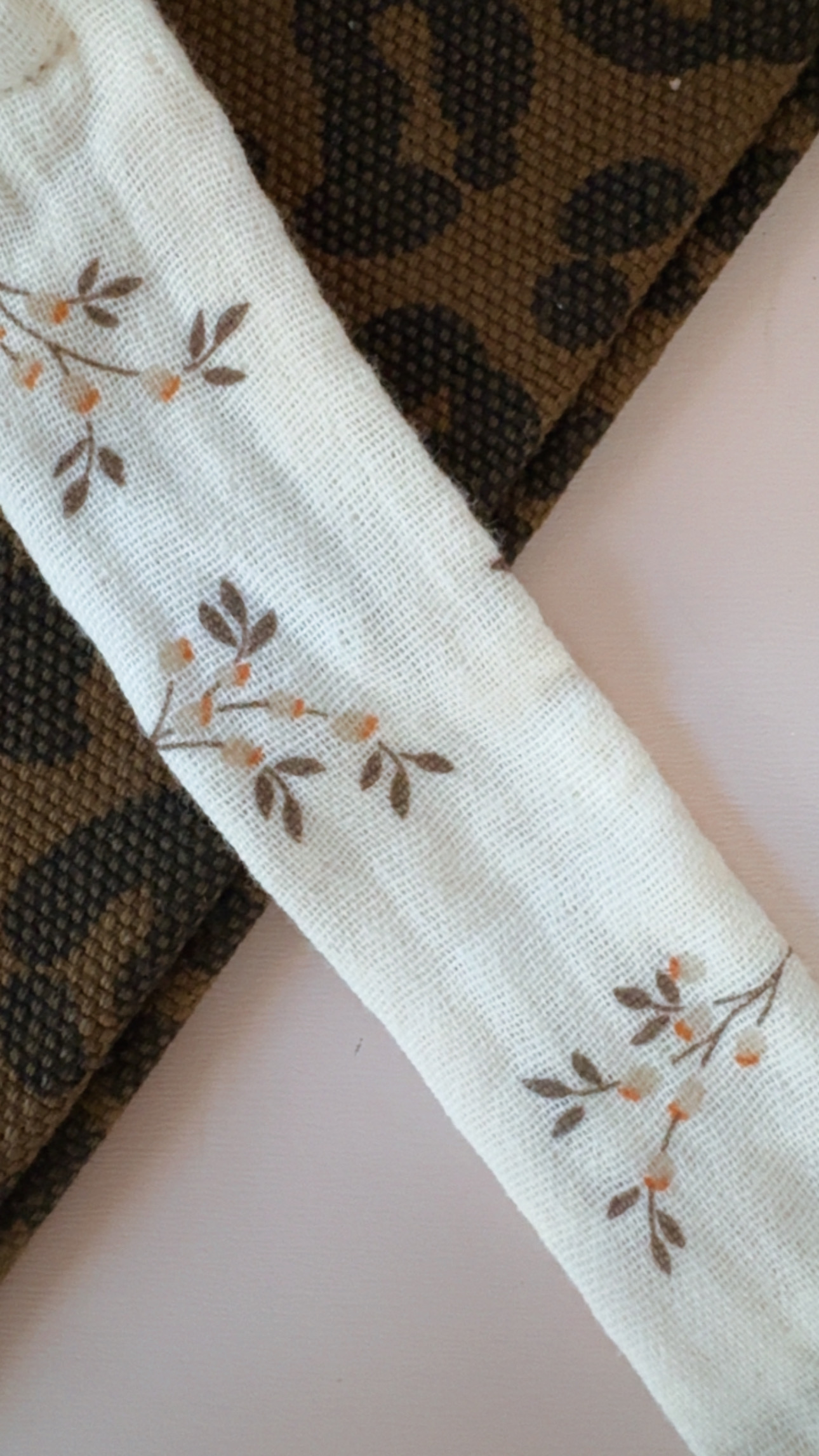 Attache-suçette en coton bio - Romy