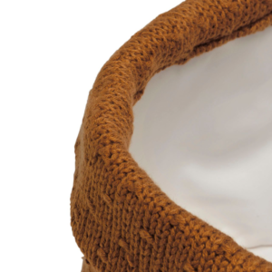 Panière de rangement Bliss knit – Caramel