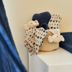 Panière de rangement Bliss knit – Nougat