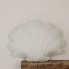 Coussin coquillage en lin Oeko-Tex - Blanc