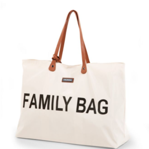 Sac à langer Family Bag – Ecru/noir