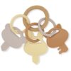 Clefs en silicone - Caramel