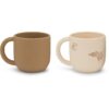 Tasse en silicone Petit lapin - Lot de 2