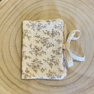 Protège-passeport en coton bio handmade – Hortense