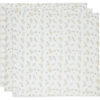 Lot de 3 langes en mousseline de coton Wild Flowers - 70 x 70 cm