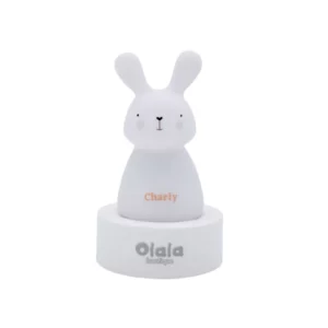 Veilleuse – Lapin Charly – recharge à induction – blanc