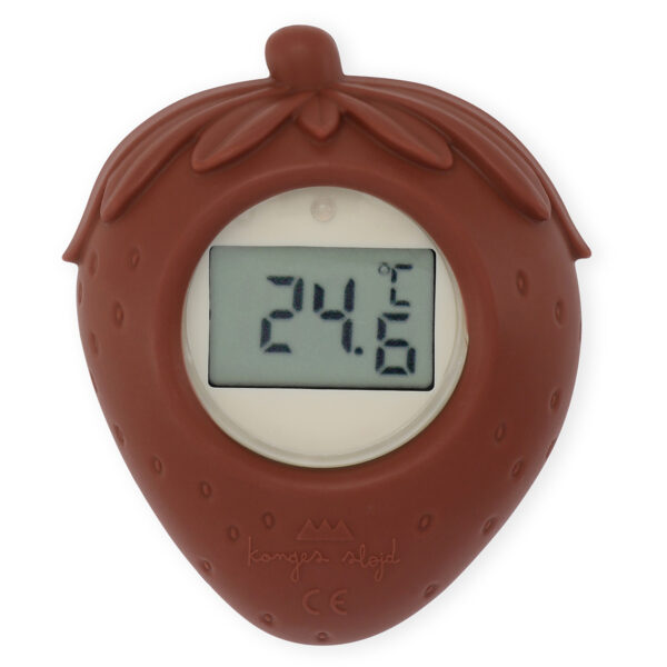 Thermomètre de bain silicone Fraise - Rosewood