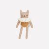 Doudou chaton handmade | maillot ocre