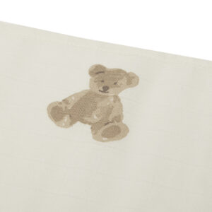 Lot de 3 langes en mousseline de coton 70 x 70 cm l Teddy bear
