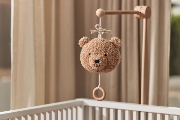 Peluche musicale ourson boucle l biscuit