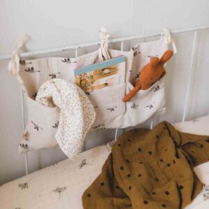 Pochette de lit Mathilde en coton bio Oeko-tex l Oie naturel