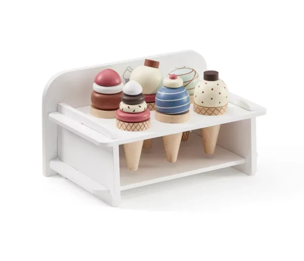 Glaces avec présentoir en bois l KID'S HUB