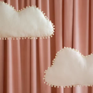 Coussin nuage en coton bio l Marshmallow