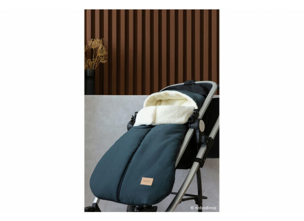 Chancelière imperméable Baby on the go Oeko-tex l carbon blue