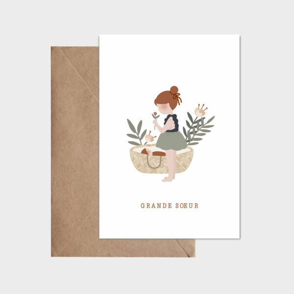 Carte postale - Grande soeur