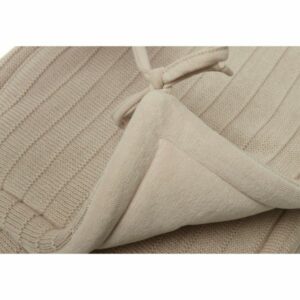 Tour de lit en coton bio Pure Knit l Nougat