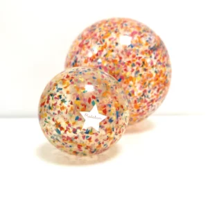 Ballon Confetti multicolore l D10 cm
