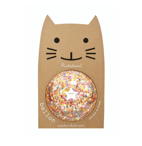 Ballon l Confetti multicolore l D22 cm