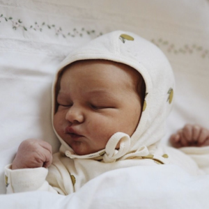 Beguin nouveau-né en coton bio l lemon l 0-3 mois