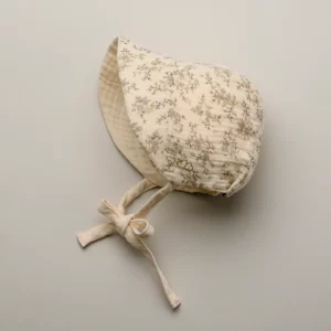 Béguin handmade en gaze de coton bio l Hortense l 0-3 mois