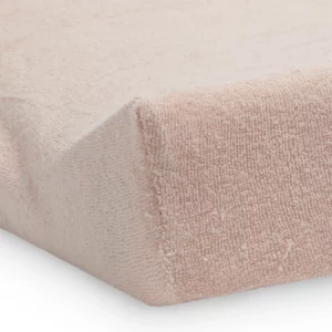 Housse de matelas à langer éponge 50×70 cm l Terry l Pale pink