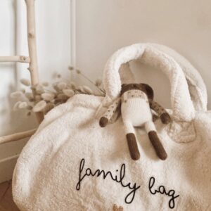 Sac polochon moumoute handmade l Family bag
