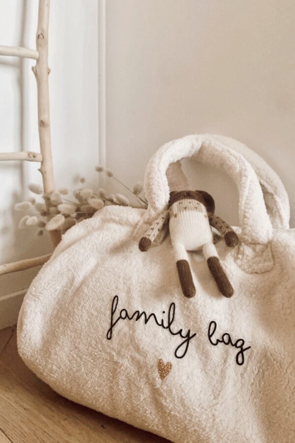 Sac polochon moumoute handmade l Family bag