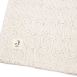 Couverture Grain knit Oeko-tex 75×100 cm l 0atmeal/velours