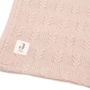 Couverture Grain knit Oeko-tex 75×100 cm l Wild rose/velours