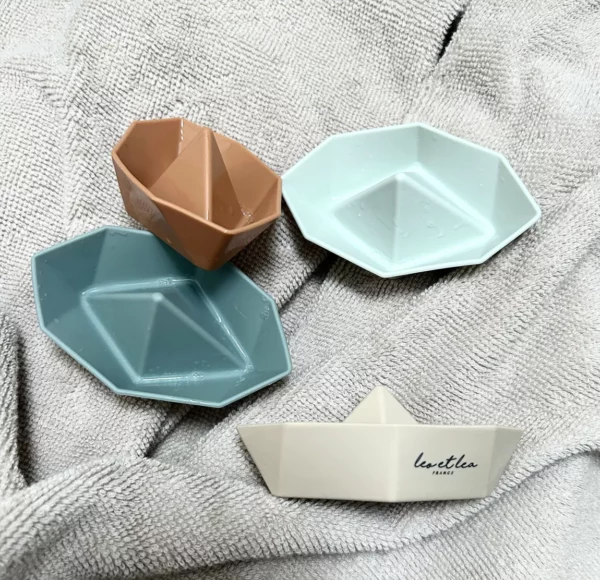 Bateaux en silicone l Lot de 4