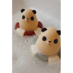Jouet de bain en Silicone Panda l Almond mix