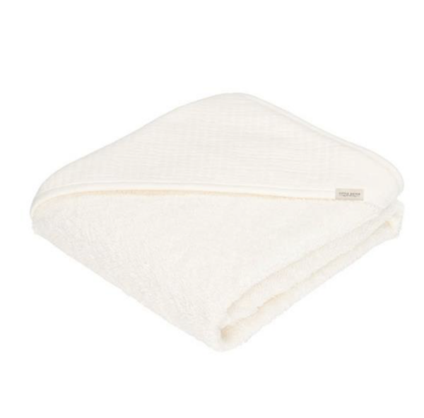 Cape de bain Pure Oeko-Tex l Ecru