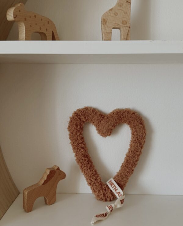 Petit coeur moumoute handmade l Terracotta