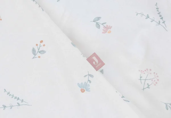 Ensemble housse de couette bébé en coton bio l 100 x 140 cm l Lovely Birds