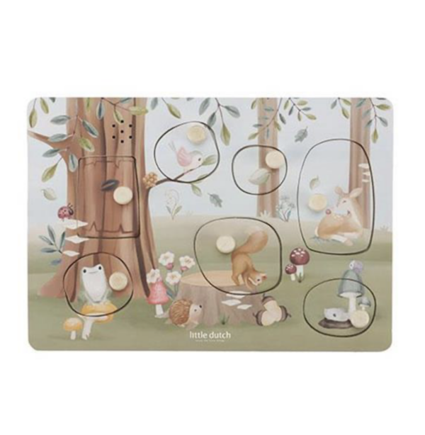 Puzzle sonore en bois FSC l Forest Friends