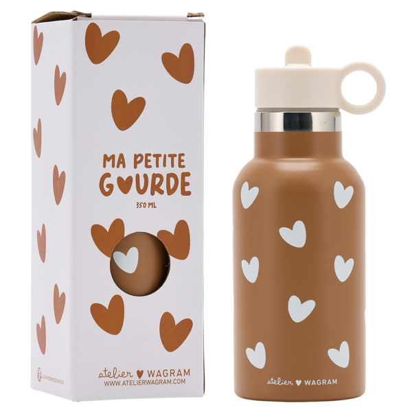 Gourde isotherme l Coeurs l Caramel