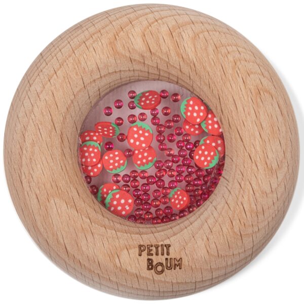 Hochet sensoriel Sensory Donut l Fraises