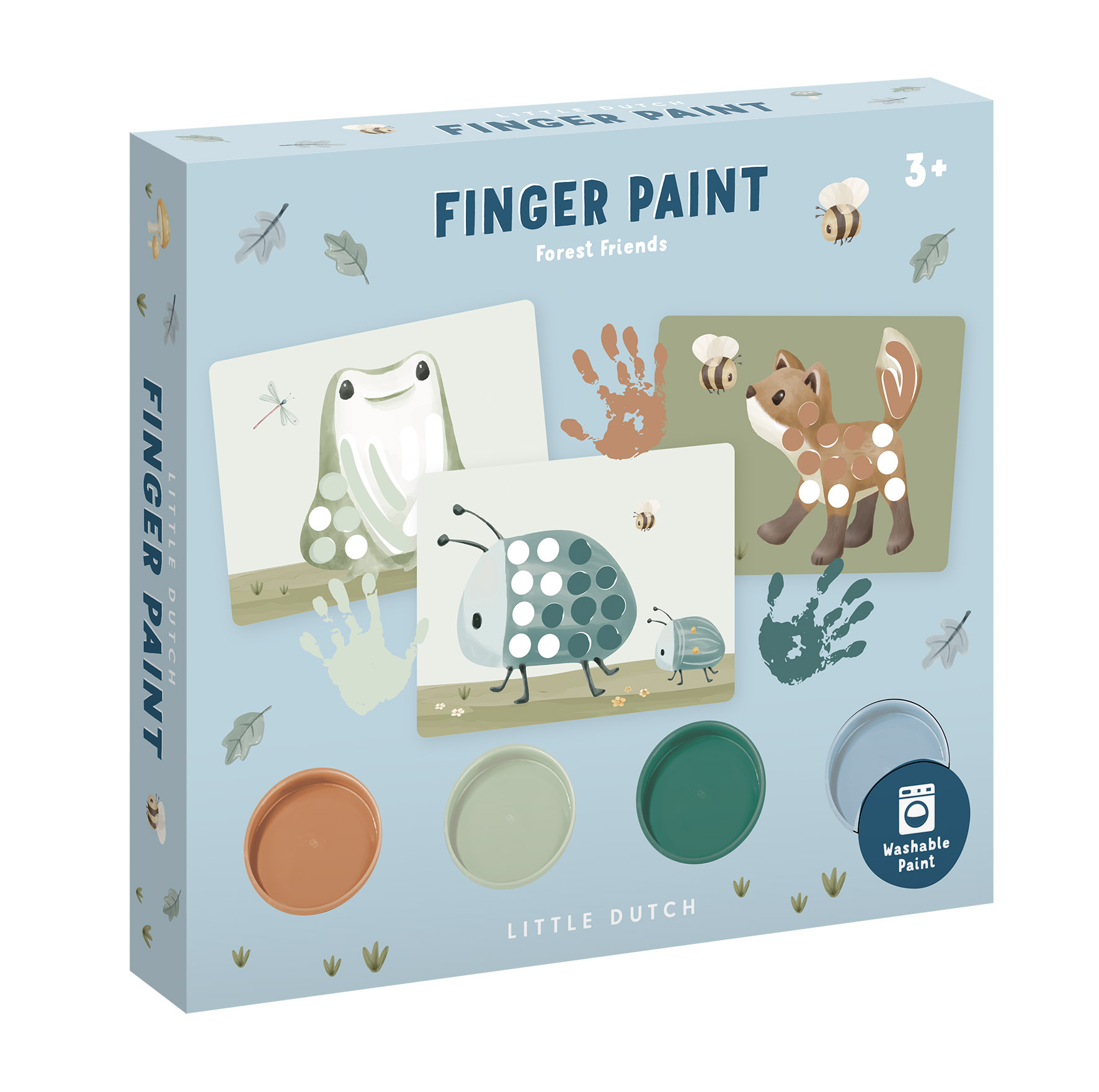 Kit de peinture au doigt l Forest Friends