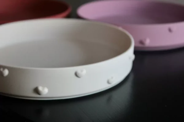 Assiette en silicone avec ventouse l Inaya l Ivoire