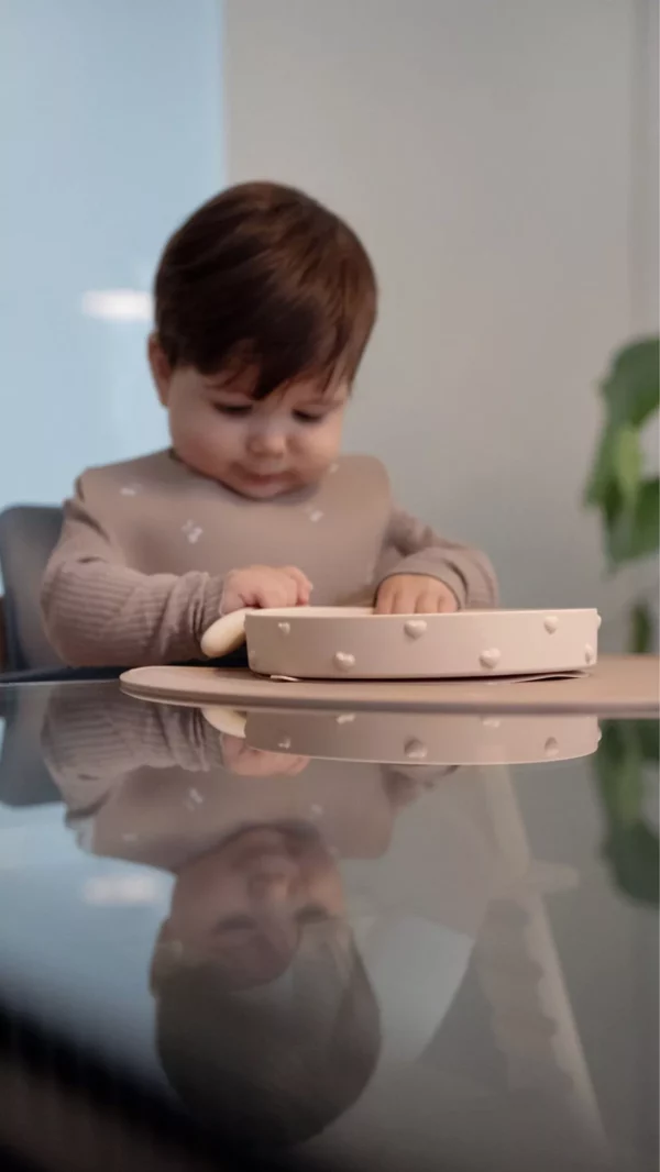 Assiette en silicone avec ventouse l Inaya l Ivoire – Image 2